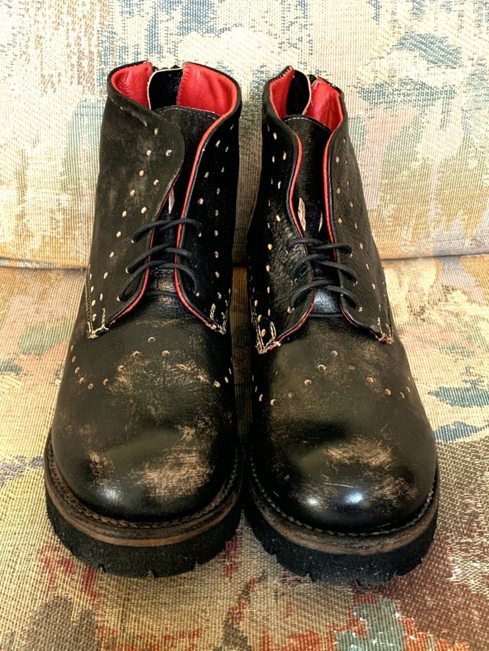 BED|STU QUATRO III Booties - Black Wash- - Picture 12 of 15